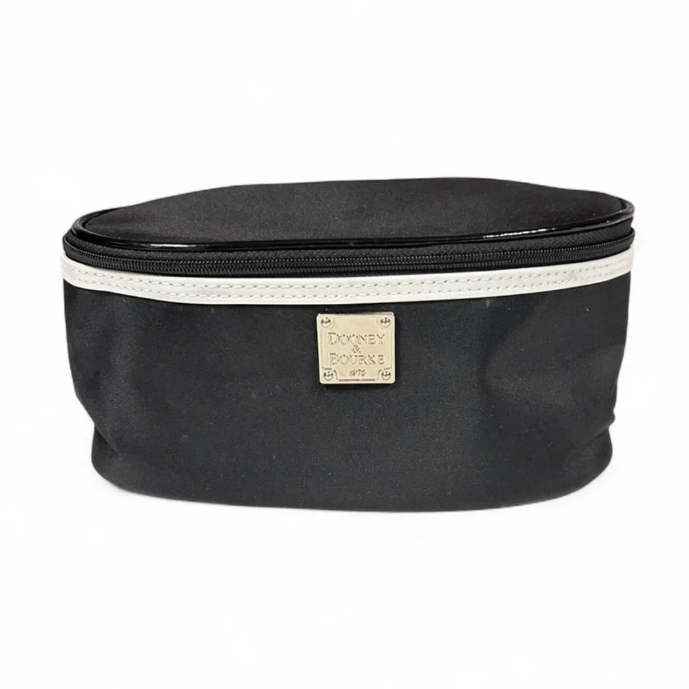 NWOT designer Black Cosmetic Bag